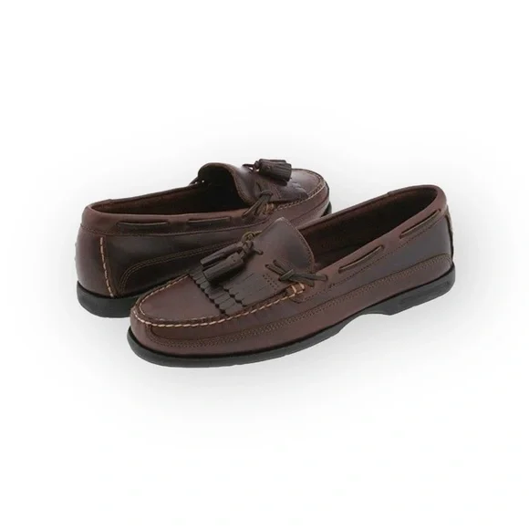 Sperry Top-Sider ™ ® ✌︎︎ Kiltie Tassel Leather Boat Deck Shoes ✌︎︎ Brown 11.5